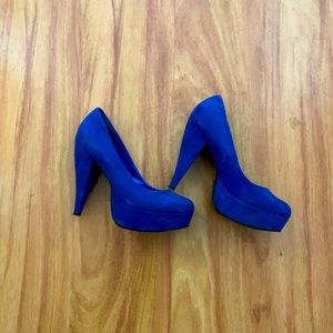 Blue heels